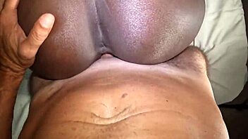 Amateur alina bent over for intense doggystyle pov creampie with monster cock