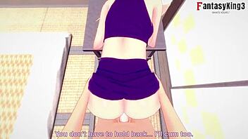 Ino Yamanaka's Big Tits Fuck Naruto In Doggy Style!