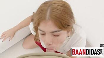 Verbluffende Peruaanse tiener 18+ Marina Gold opgepakt op Spaanse straten voor wilde doggystyle!