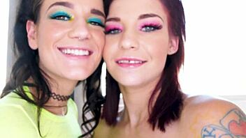 Kylie and Daisy Double Blowjob POV