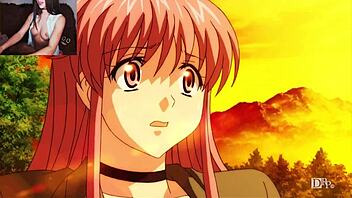 Beautiful anime with twin girls and their big asses