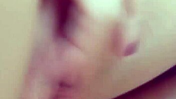 melody antunes gives blowjob on sofa and swallows cum