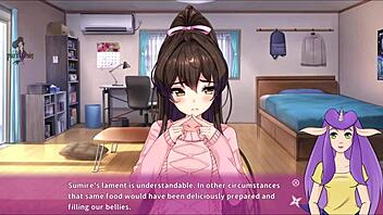The final episode of Ninnin Days, an erotic cartoon.