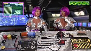 Deauxma stars in sci-fi comedy with Venus girls using strapons.