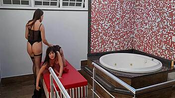 Brazilian pornstars Manu Fox and Pamela Pantera