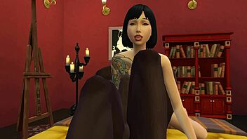 hot thai girl with massive boobs bangs a black guy hard