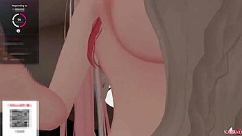 Catgirl Gets Vibed and Fucked - Simps & Chatters Tease This Spicy Catgirl Till She Cums