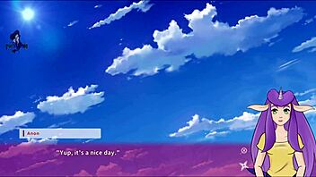The final episode of Ninnin Days, an erotic cartoon.