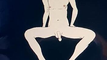 look at his penis in this cartoon babe scene