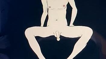 look at his penis in this cartoon babe scene