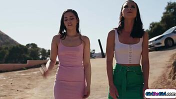 Three teen girls dominate with wild licking and face sitting