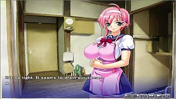 Visual novel-style porn game: Apartment of Love episode 13