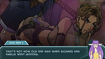 star chanel getting lara from behind in early part cartoon