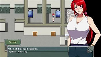 hot redhead does anal hidden with a man cheating on her boyfriend raiohgar asuka king of steel ep5 😈