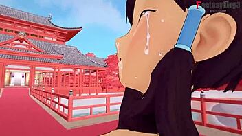 avatar korra gets banged doggystyle in wild pov action  