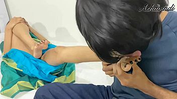 Yo, my Desi teacher’s foot job was unreal! 😍
