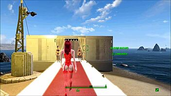 Stylish Fallout 4 Lingerie Fashion Show in Anime Hentai Style