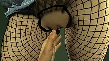 The Voyeur Bitch Shows Her Wet Pussy And Big Tits Outdoors To The Whore