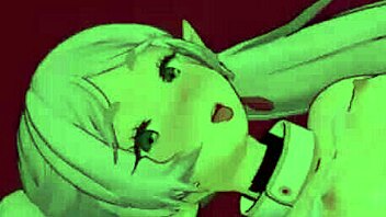 Frieren indulges in spooning and cumshot in hotel hentai parody