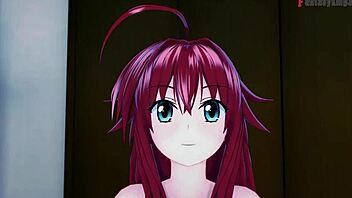 xenovia and rias gremory in wild hentai fucking