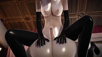 Violet Parr Gets Creampied By Helen In Double Futa