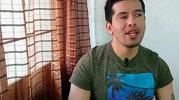 Young Mechanic Barebacks Chubby Twink Scrap Collector in Workshop Yard