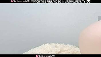 Solo blonde sweety babe rubs her clit in many vr positions