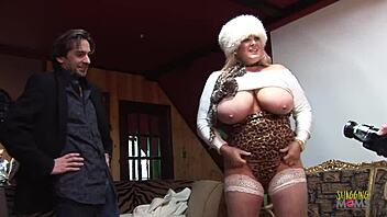 Curvy Blonde Satisfies Multiple Guys in Wild Group Action