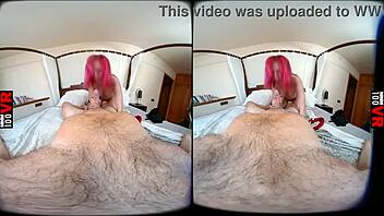 In a virtual reality world, a cute young Spanish teen named Tania gets fucked passionately in 3D.