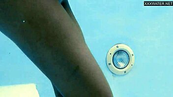 Half-Russian Irina Cage swims nude in pool with juicy curves on display