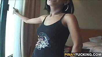 Horny asian amateur girlfriend fucks friend in hotel room hardcore reality sex 😏