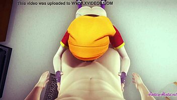 i-i mean, in this dragon ball hentai, pan's giving a pov boobjob, blowjob, and getting fucked in anime style