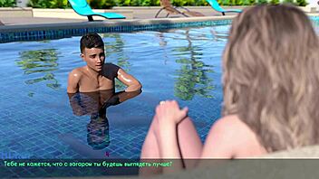 Beautiful poses and great gameplay – Mommy’s big ass is tempting.