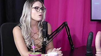 teen 18+ fetish for finger sucking while banging pussy in sheer red at himeros mansion