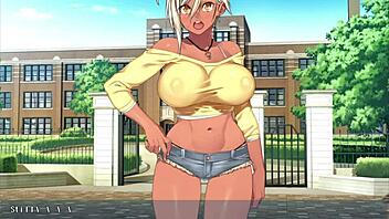 kanobitch becomes a slut in hentai episode 15