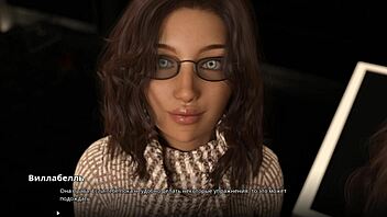 Big nipples and deepthroat action in anime game