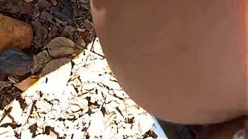 i saw morena's new ass in woods