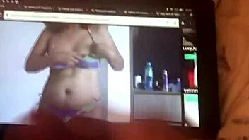 i watch my wife get facials and cumshots from big cocks while she swallows and cums on tits in cuckold compilation