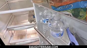 Asian Stepdaughter Ember Snow Rides Stepdaddy's Hard Cock in Taboo Scene