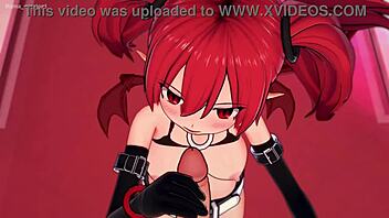 Have you seen Etna demon giving that hot handjob and cumshots?