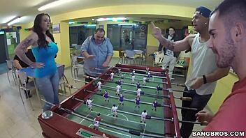 harmony reigns in outdoor public setting