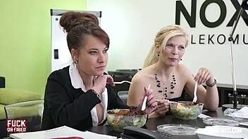 Barbara Performs Deepthroat Blowjob With Choking And Gagging On Monster Cock