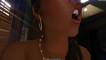 GTA V Porn: Detailed POV Scene of Hooking Up with a Busty Pickup Partner in an Intense Sexual Encounter.