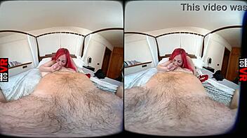 In a virtual reality world, a cute young Spanish teen named Tania gets fucked passionately in 3D.