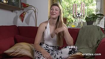 Insatiable Ida Fingers Her Hairy Pussy in Solo Play. She Works Every Inch With Wild Amateur Moves!