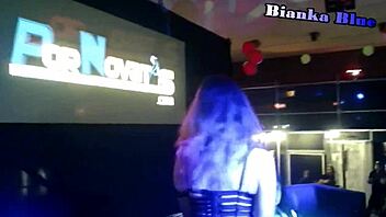 Bianka and Zenda's public lesbian encounter