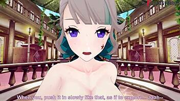 lynnette passionately sucks and feels intense pleasure in genshin impact