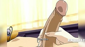 English dubbed anime sex with lesbian and ecchi content.