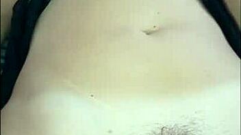 Mature Housewife Toys Vibrator On Natural Tits