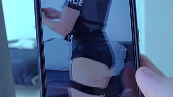 Stepmom in policewoman outfit gave best taboo fuck ever